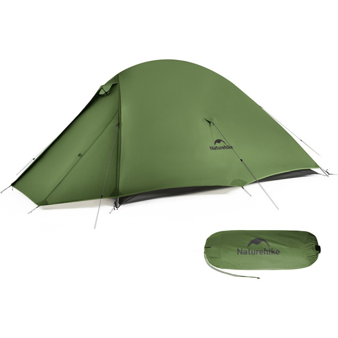 Палатка 2-местная NATUREHIKE CLOUD UP PRO CNK2350WS020 зеленый 6927595798737