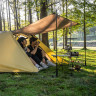 Палатка NATUREHIKE BUTTERFLY NH21YW132 210T двухместная, желто-коричневая, 6927595782910